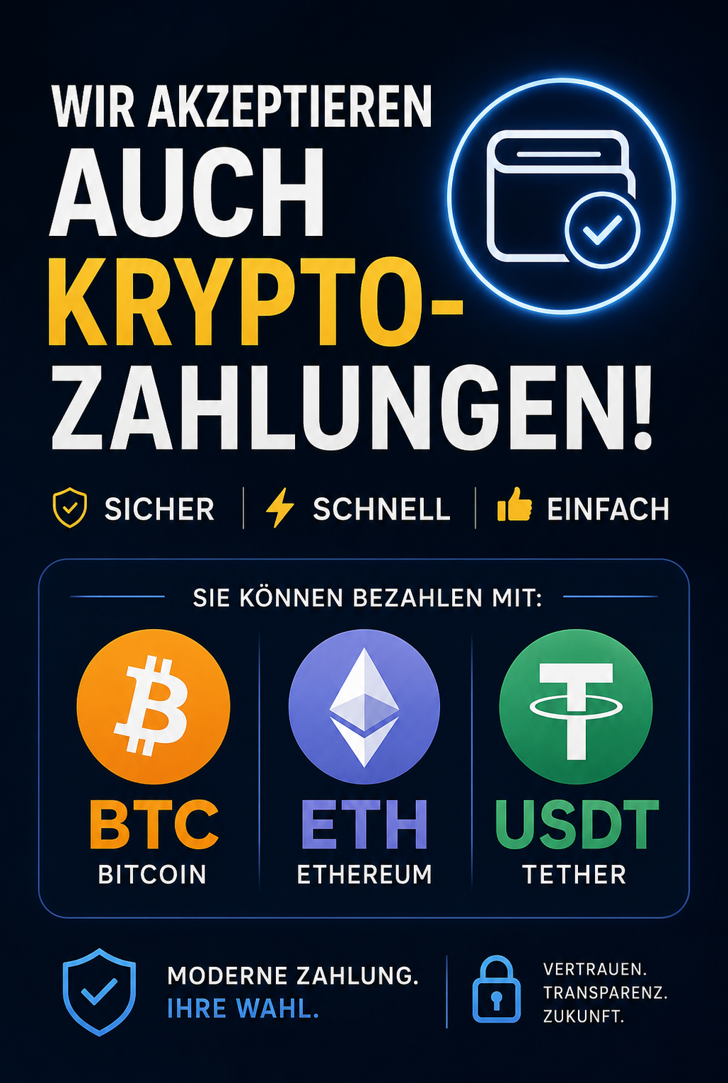 Krypto-Zahlung