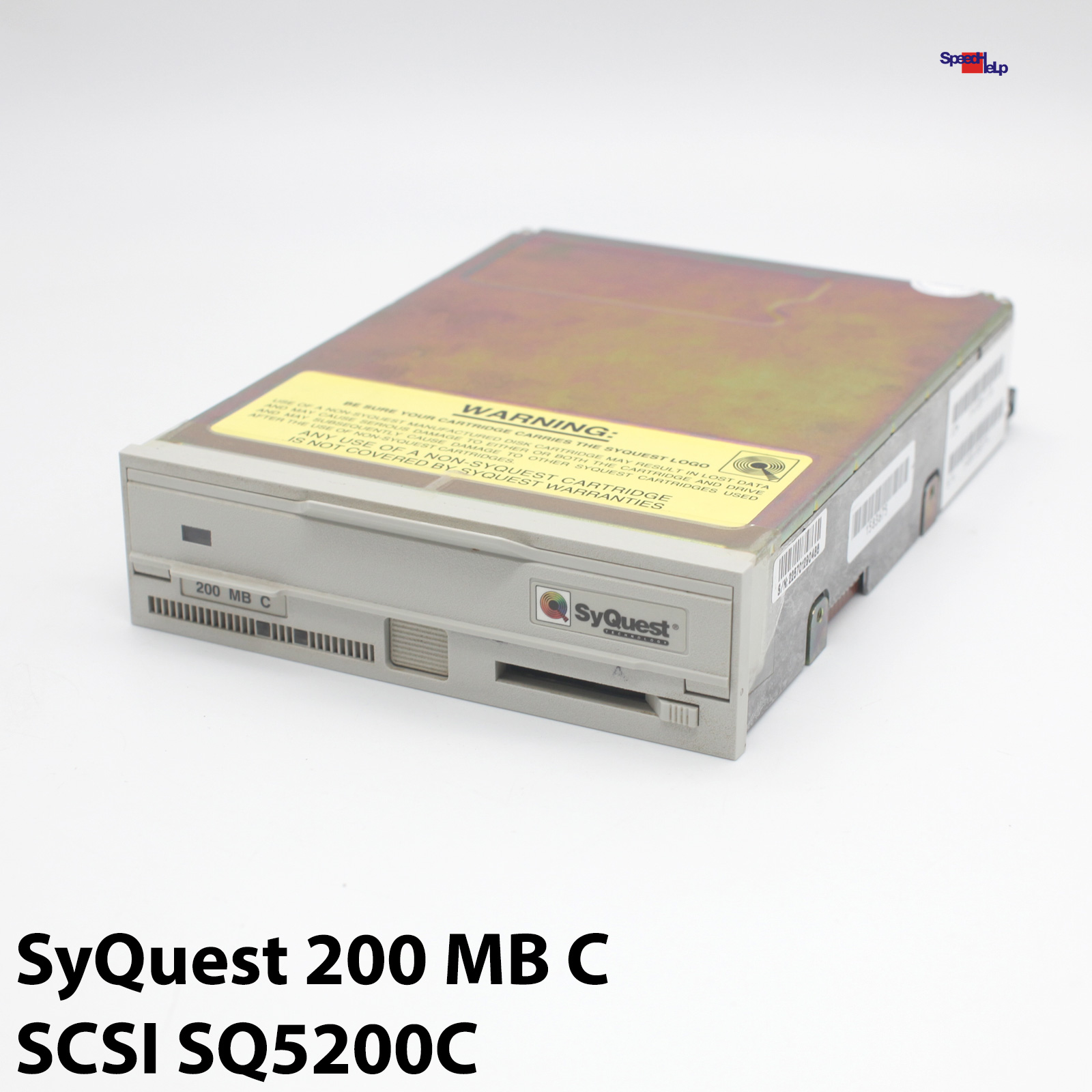 MAGNETO OPTICAL DISK DRIVE MO LAUFWERK: SyQUEST  SQ5200C 200MB C SCSI DEFEKT