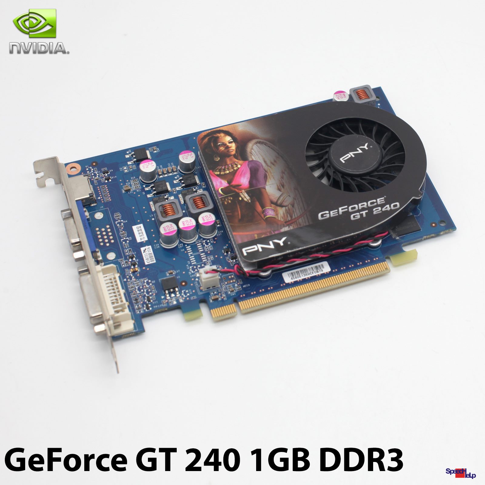 PNY GEFORCE GT 240 1GB DDR3 HDMI DVI VGA GAINWARD PCI-E GRAFIKKARTE VIDEO CARD