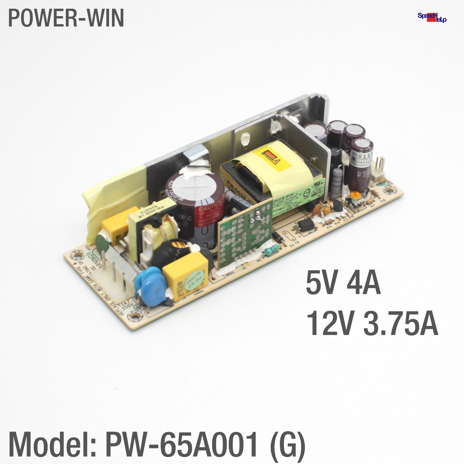 🔋PSU POWER-WIN PW-65A001 (G) 12V 5V NETZTEIL POWER SUPPLY ATEN KL1516AiN ALTUSCN