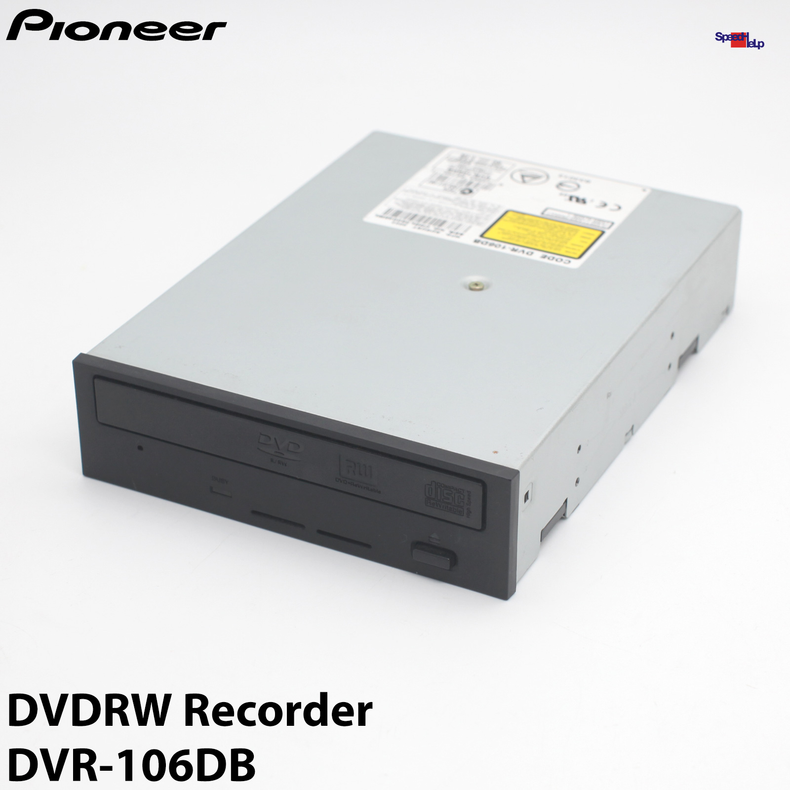TOP PIONEER DVR-106DB DVD-RW BRENNER RECORDER DRIVE LAUFWERK IDE 40-POL DRIVE