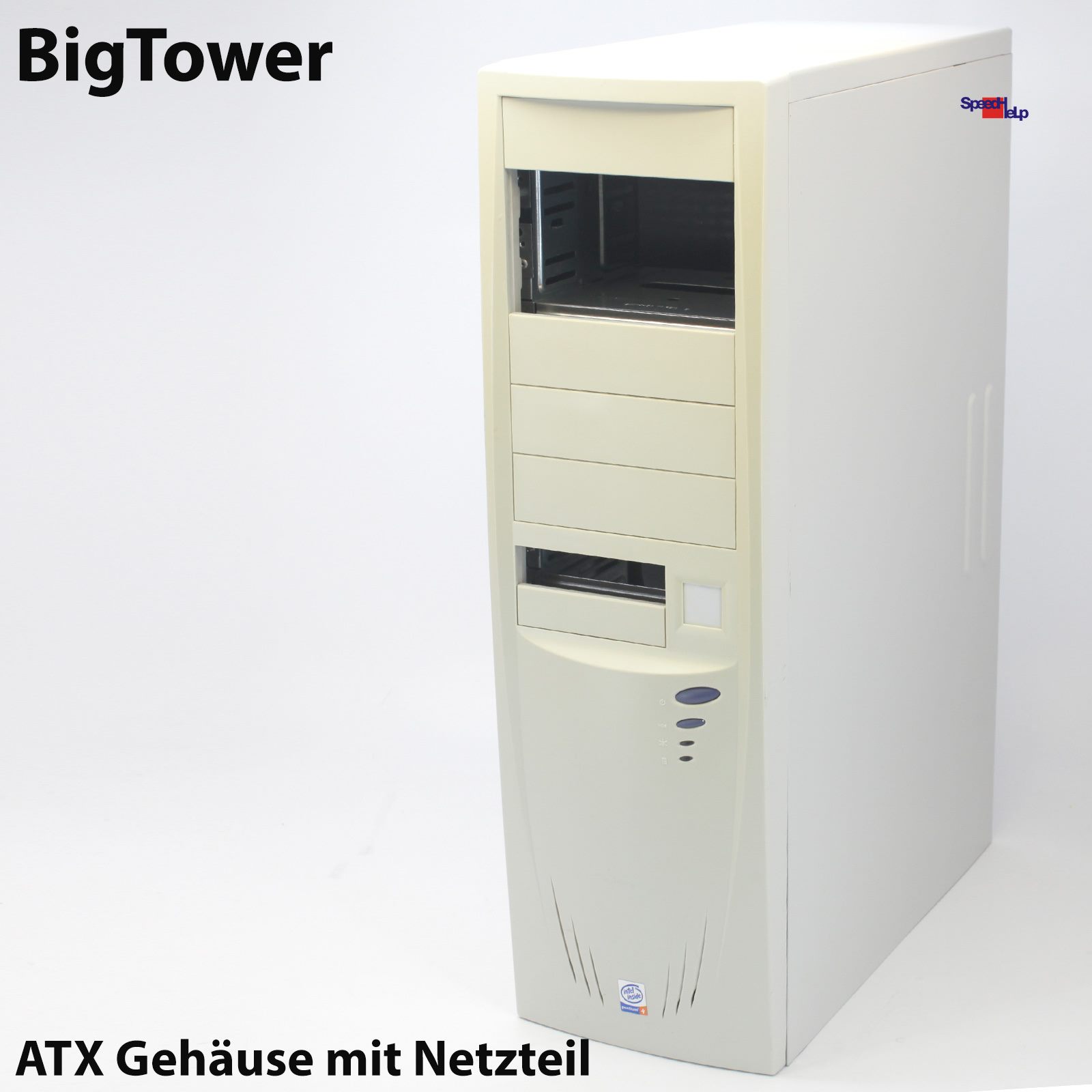 🎯CASE ATX 400WATT BIG TOWER GEHÄUSE COMPUTER PC MIT NETZTEIL FOR MAINBOARD