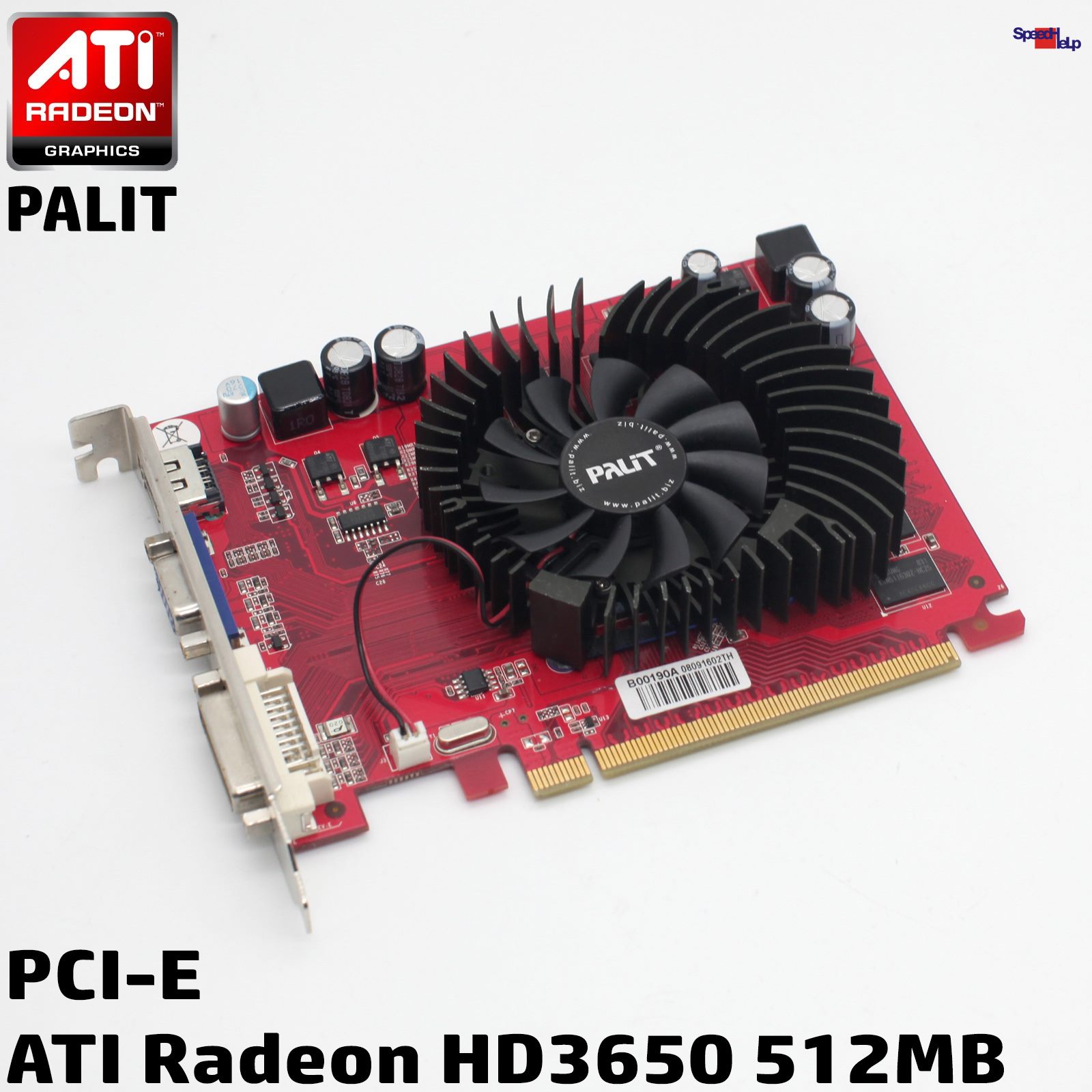 📺PALIT ATI RADEON HD3650 SUPER 512MB PCI-E GRAFIKKARTE VIDEO CARD DVI HDMI VGA