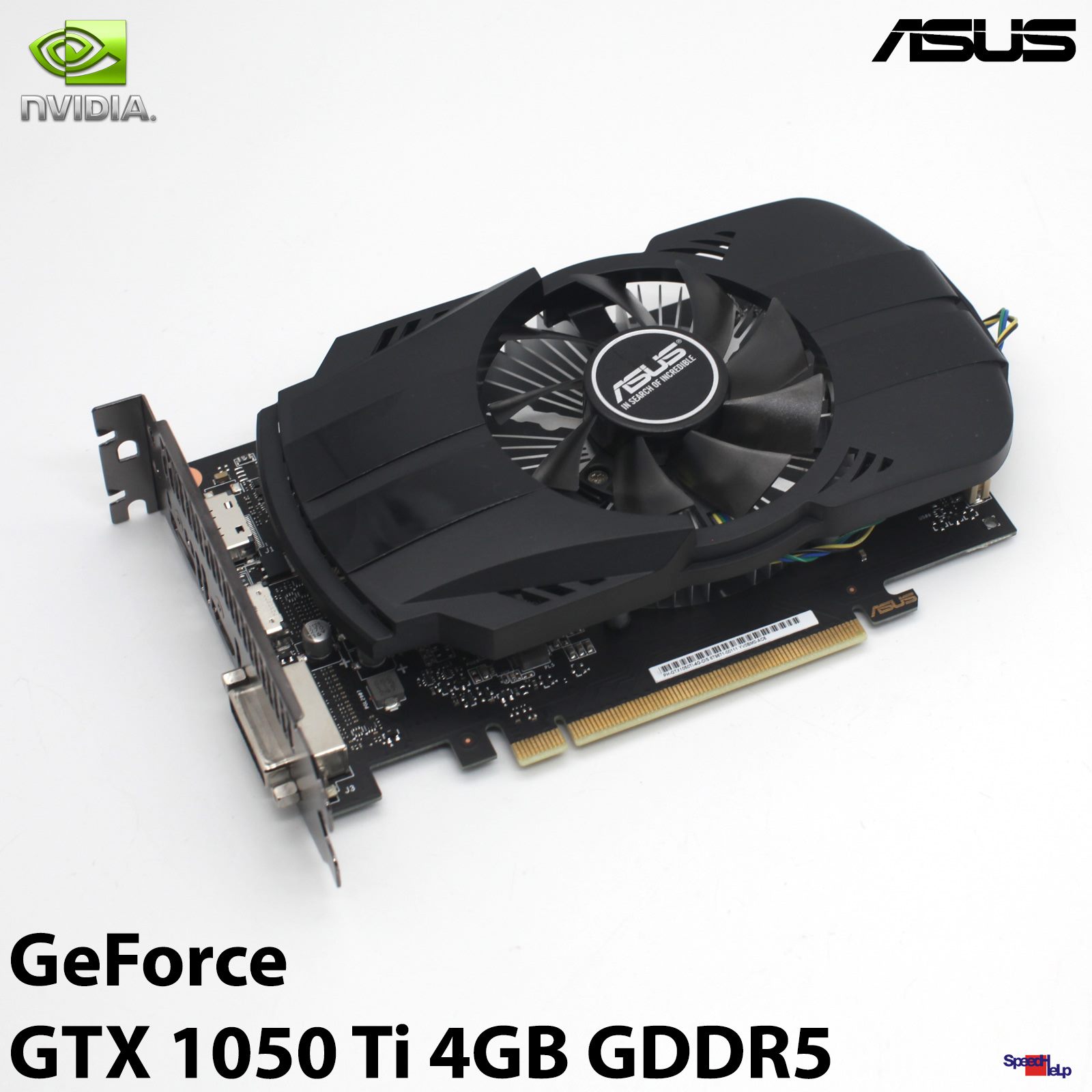 ASUS PHOENIX GEFORCE GTX 1050 Ti 4GB PCI-E GRAFIKKARTE VIDEO PH-GTX1050TI-4G