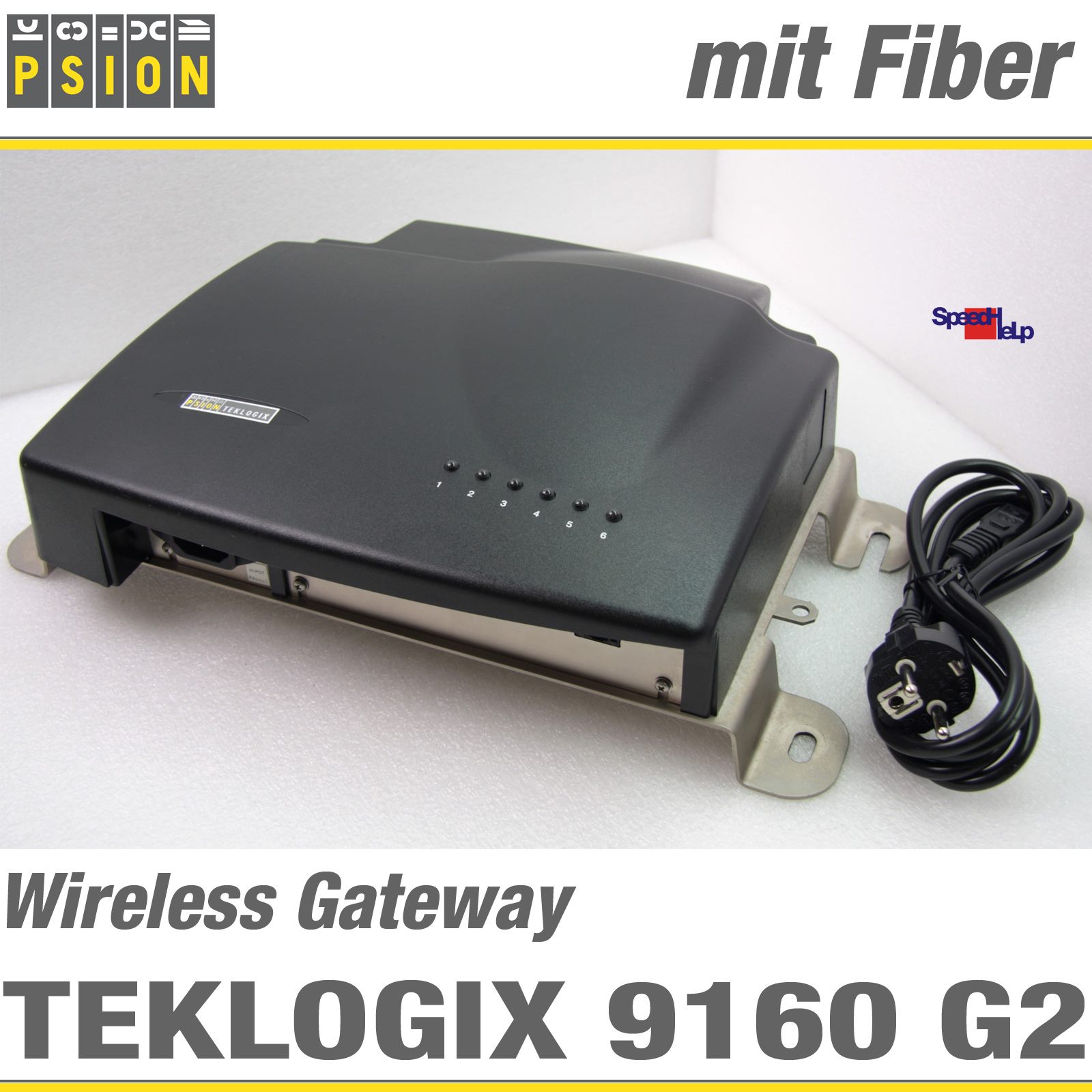 PSION TEKLOGIX 9160 G2 GATEWAY WIRELESS ROUTER GETESTET OK MIT FIBER MODUL