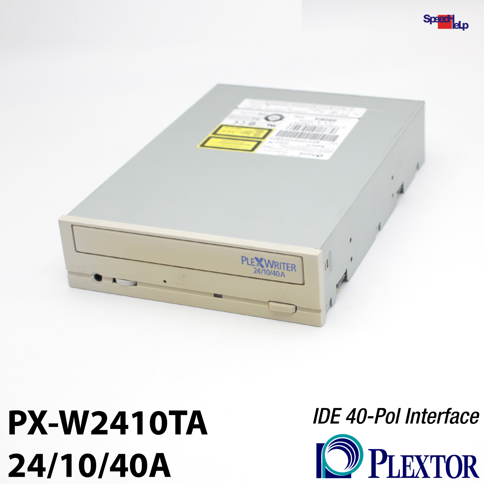 PLEXTOR 24/10/40A PX-W2410TA CD-RW BRENNER RECORDER 24x 10x LAUFWERK IDE DRIVE
