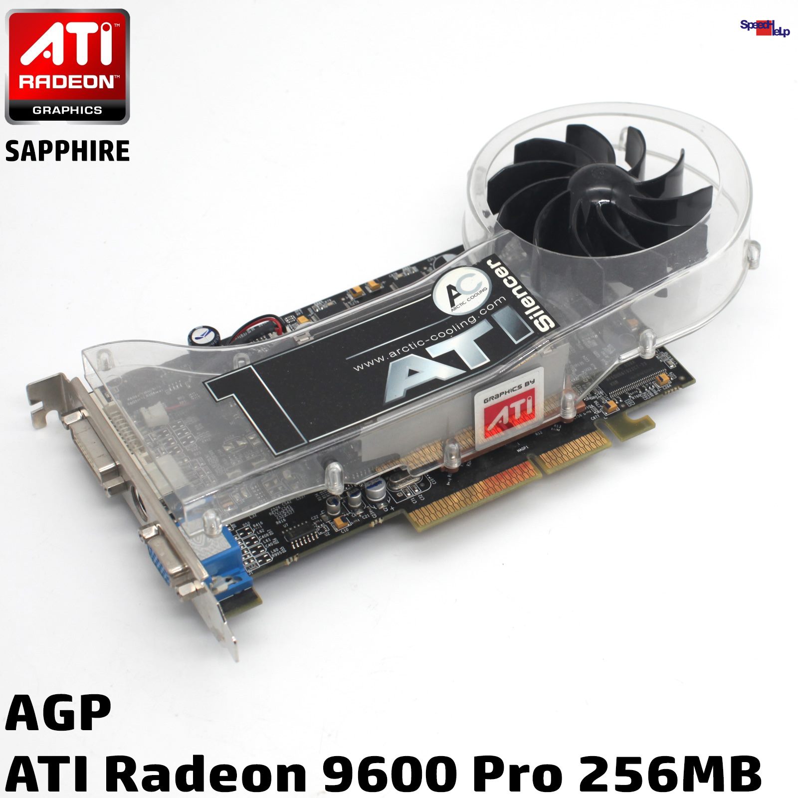 📺ATI RADEON 9600 PRO 256MB AGP GRAFIKKARTE VIDEO CARD OLD GAMES ALTE SPIELE