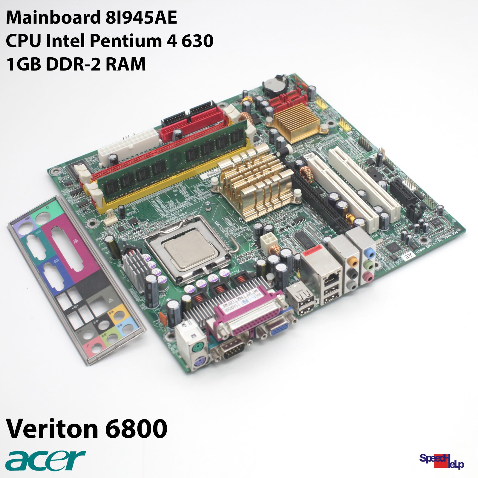 ACER VERITON 6800 8I945AE MINI-ATX MOTHERBOARD MAINBOARD PENTIUM 4 1GB RAM