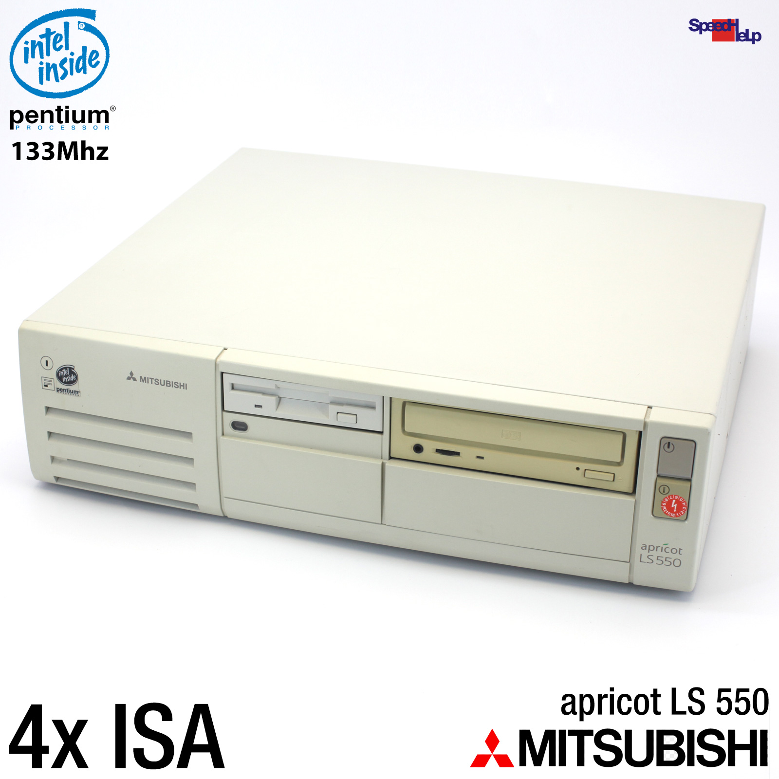 4x ISA MITSUBISHI APRICOT LS550 LV8408 PC COMPUTER PENTIUM 133Mhz WINDOWS 98SE