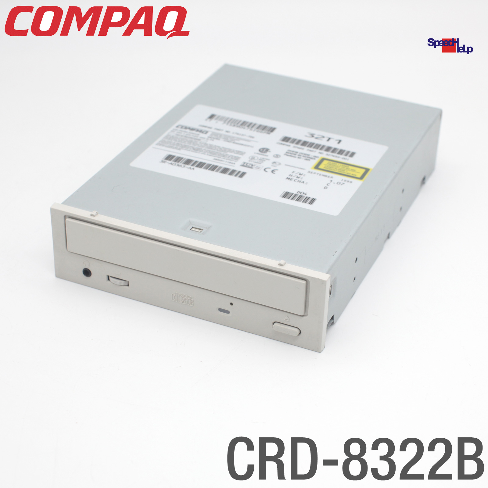COMPAQ CRD-8322B CD-ROM DRIVE LAUFWERK IDE 40-POL PIN DRIVE 32X SPEED READ ALL