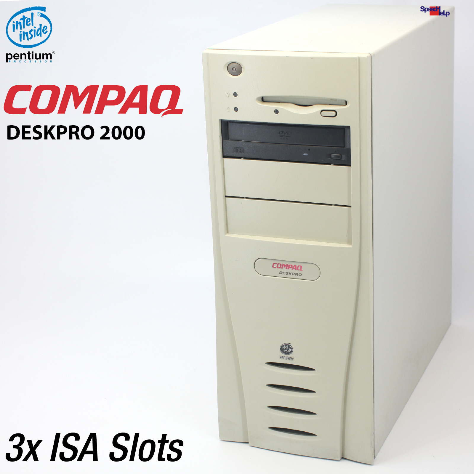3x ISA COMPAQ DESKPRO 2000 PC COMPUTER PENTIUM 166Mhz WINDOWS 98SE USB LAN SOUND