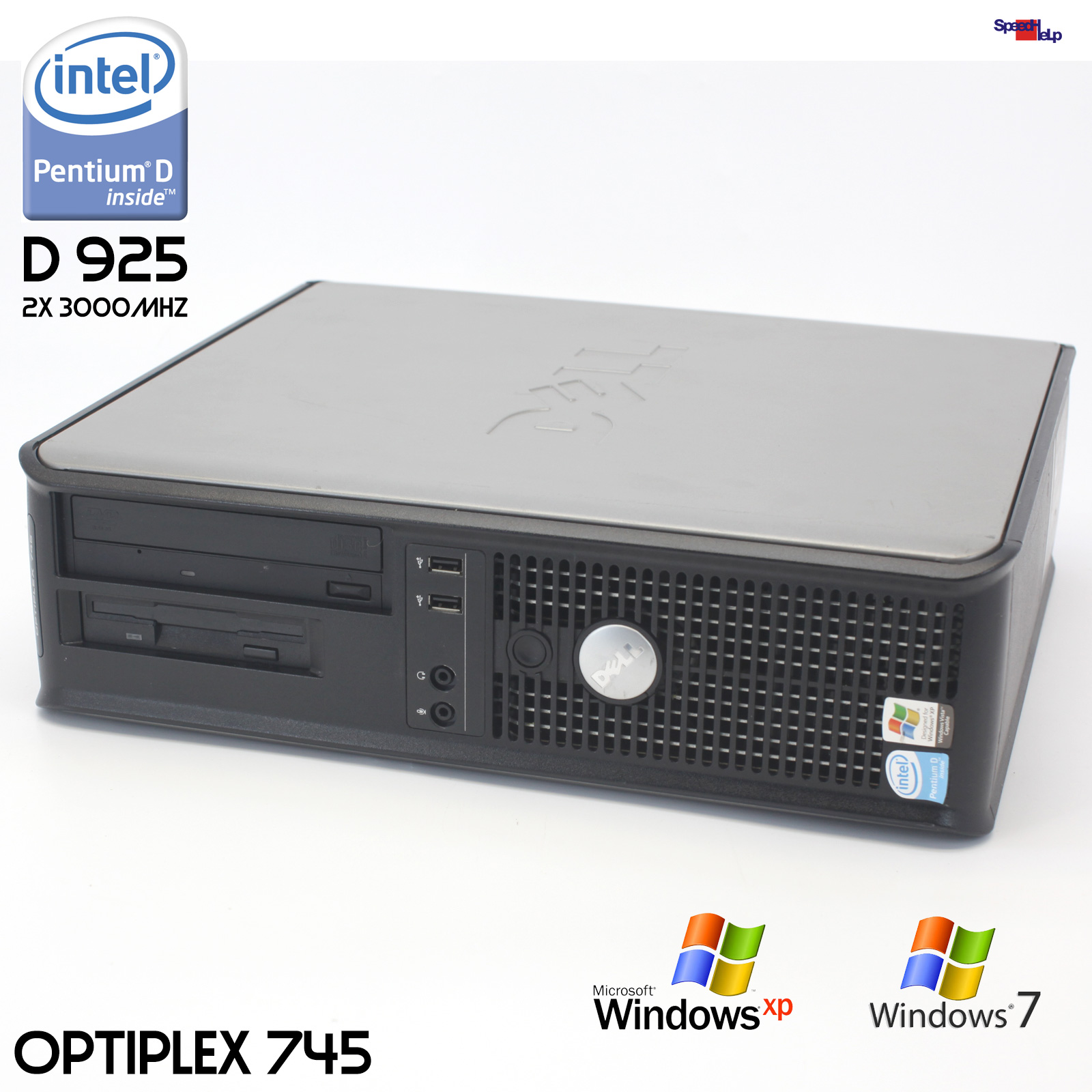 💻DELL OPTIPLEX 745 DUAL CORE PENTIUM PC COMPUTER PARALLEL LPT COM WINDOWS XP