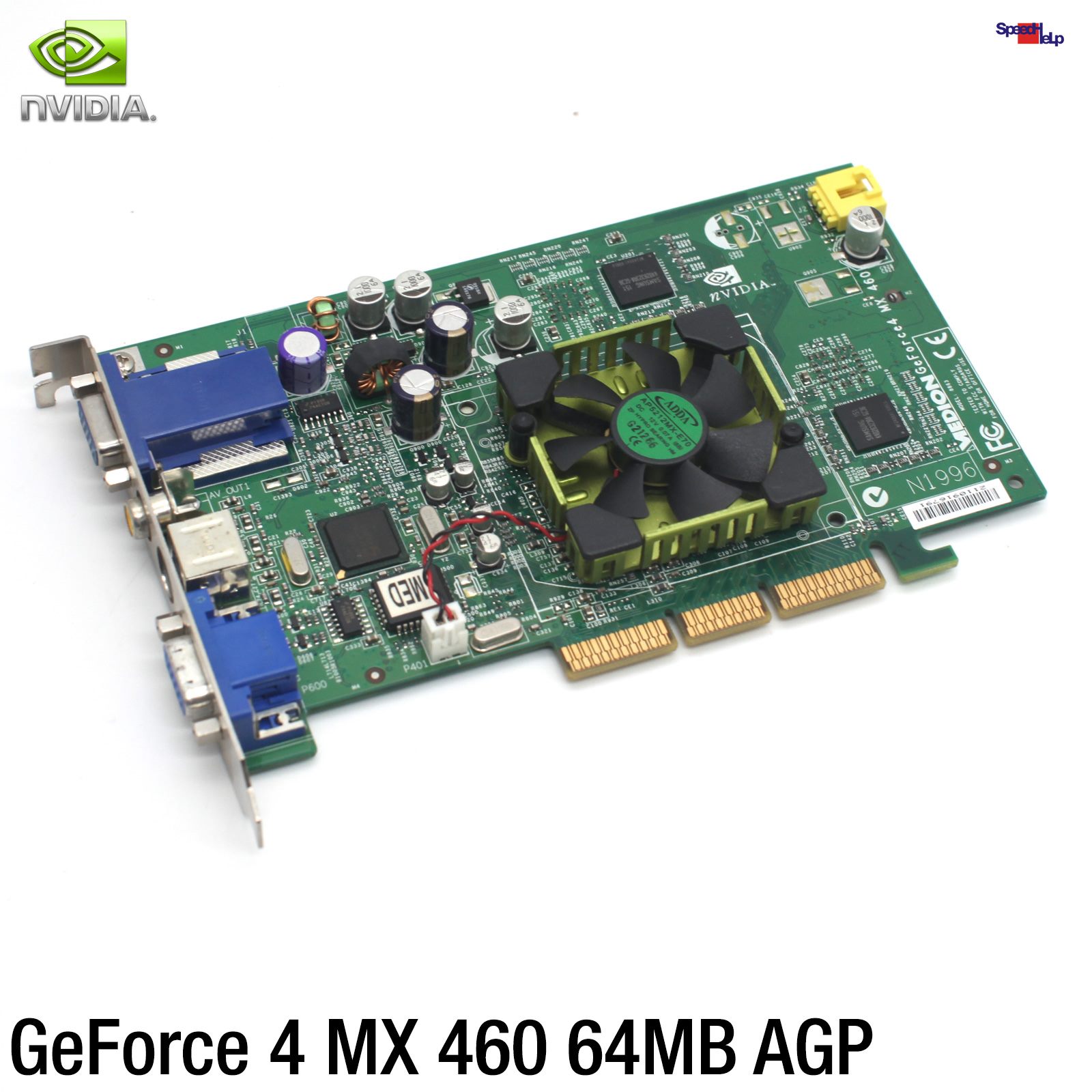 GEFORCE 4 MX 460 64MB MEDION 8863 MSI MS-8863 AGP GRAFIKKARTE VIDEO CARD GAMES