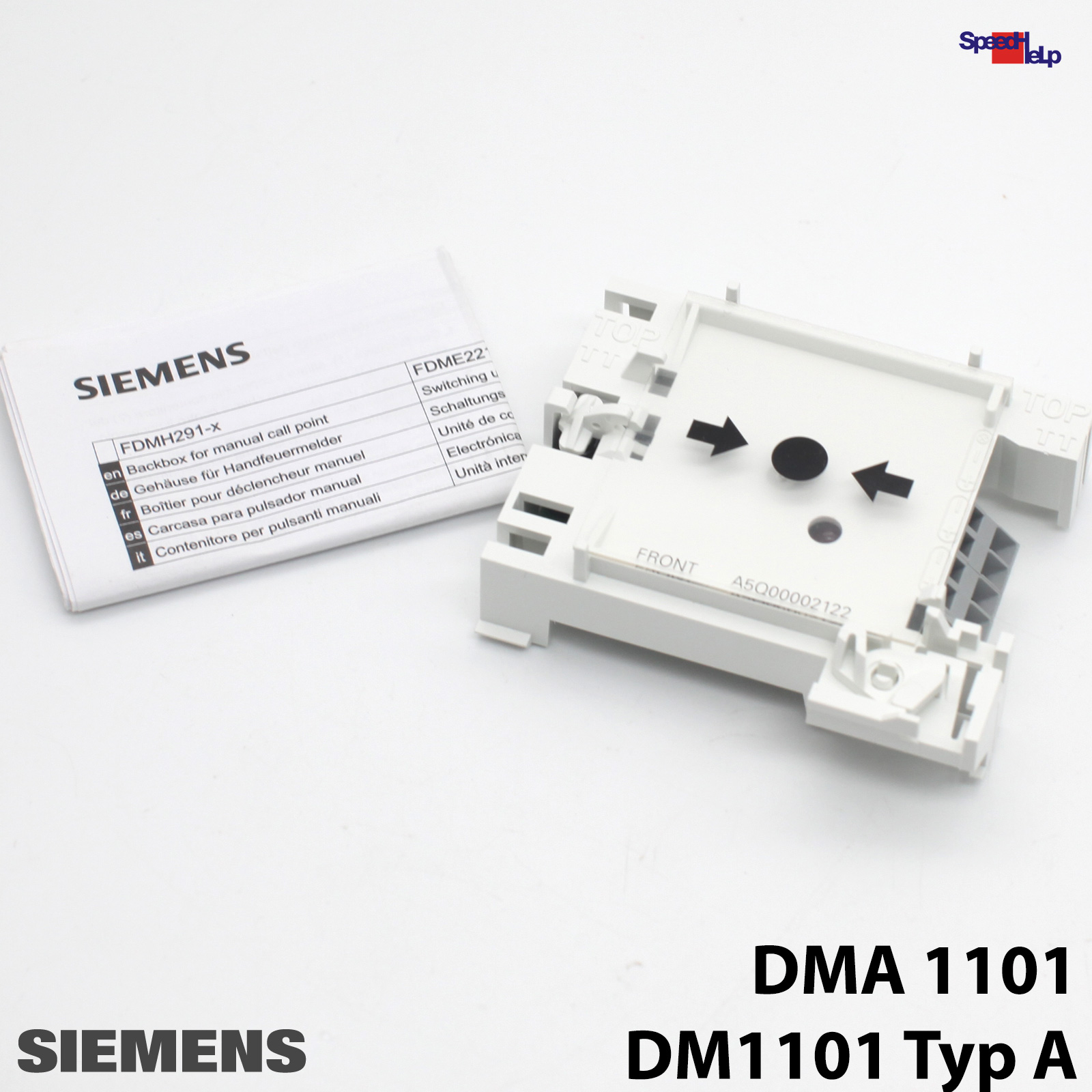 SIEMENS DMA1101 DM1101 TYP A HANDFEUERMELDEN MANUAL CALL POINT A5Q00005578