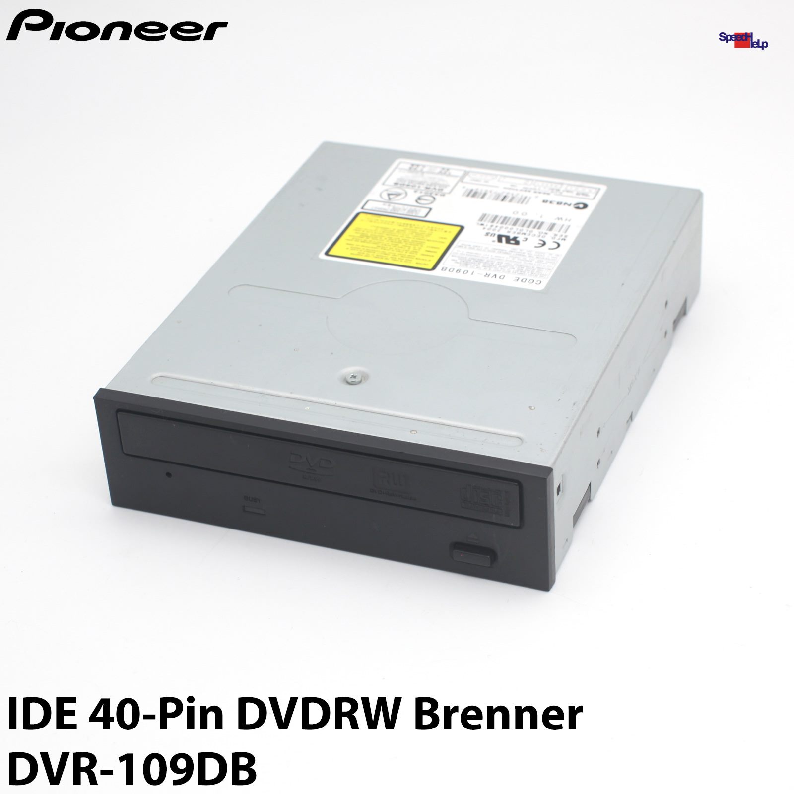 TOP PIONEER DVR-109DB DVD-RW BRENNER RECORDER DRIVE LAUFWERK IDE 40-POL DRIVE
