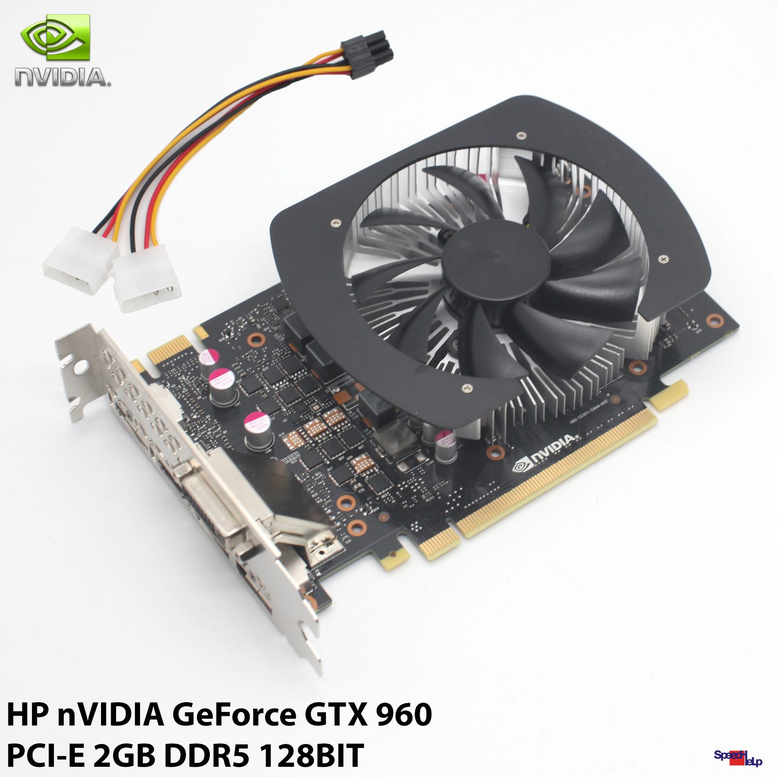 💎HP GEFORCE GTX 960 2GB 128Bit GDDR5 GRAFIKKARTE VIDEO CARD NVIDIA HP N:808031
