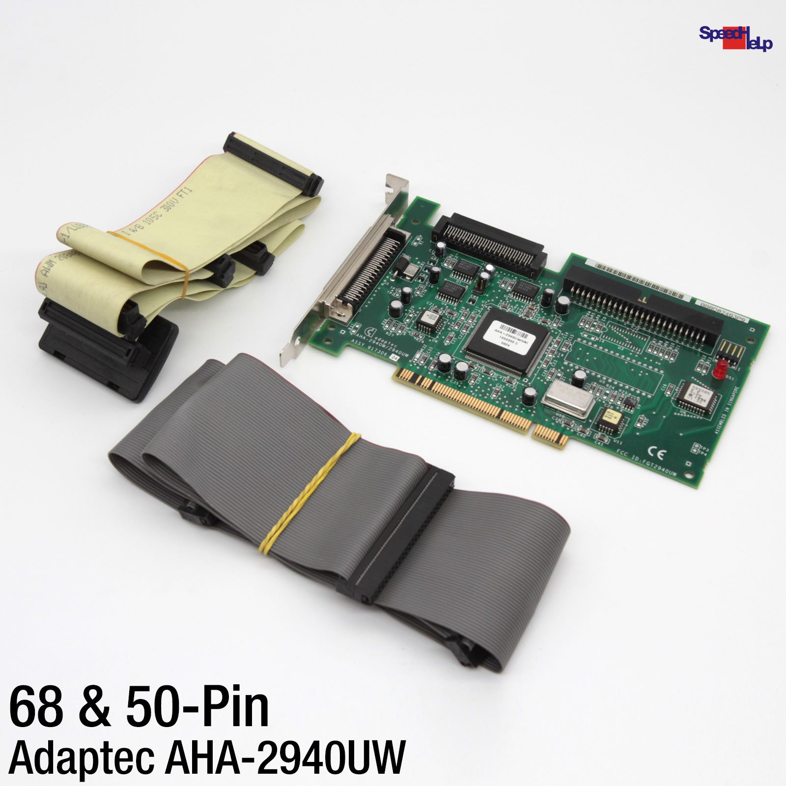 ✅ADAPTEC AHA-2940UW / SNI SCSI PCI CONTROLLER ADAPTER 68- 50-PIN POL ULTRA WIDE