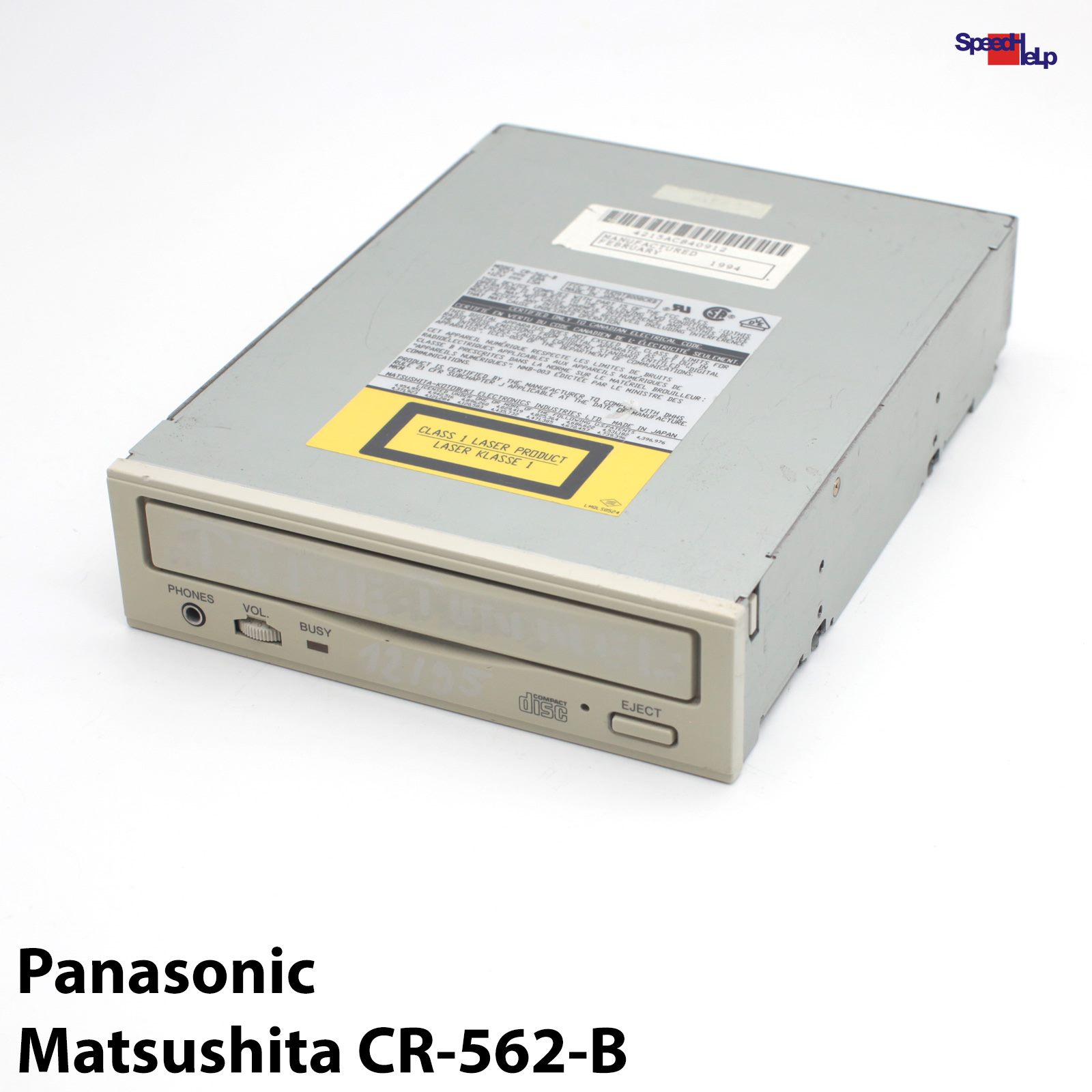 📀MATSUSHITA-KOTOBUKI CR-562-B LAUFWERK VERY RARE CD-ROM DRIVE PANASONIC