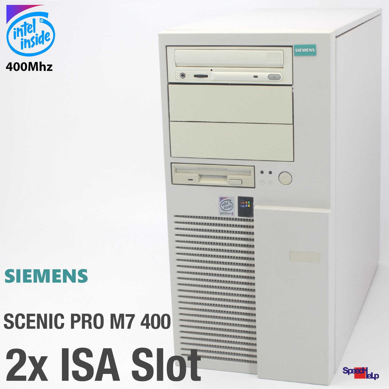 🖥PC SIEMENS SCENIC PRO M7 SNI AG D1064 COMPUTER PENTIUM II 400MHZ WIN 98 2x ISA