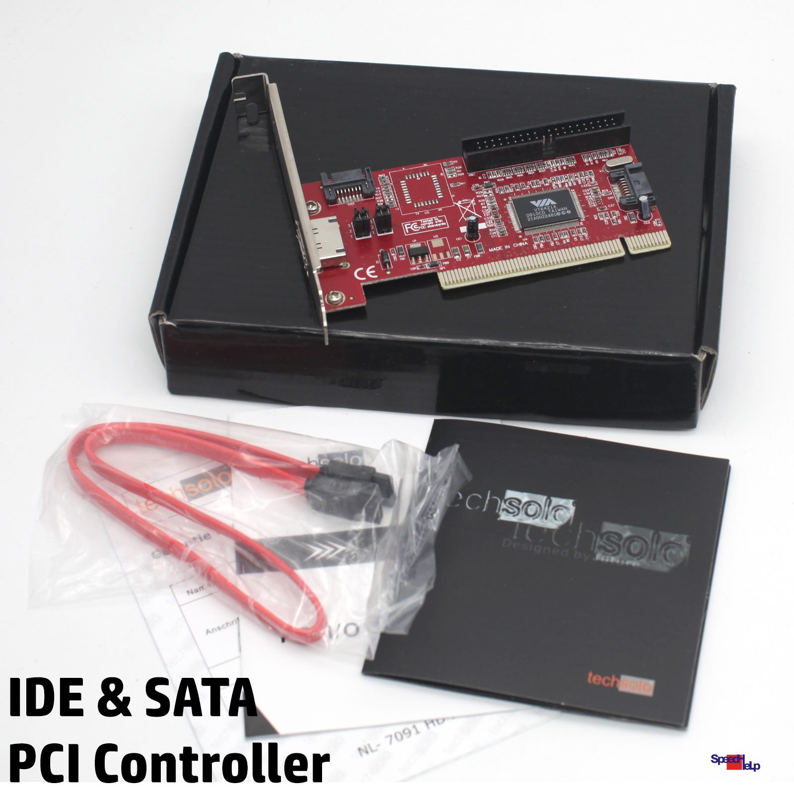 PCI CONTROLLER IDE PATA ATA-133 40-PIN SATA eSATA PORT HDD CDROM DVDROM TC-P25ES