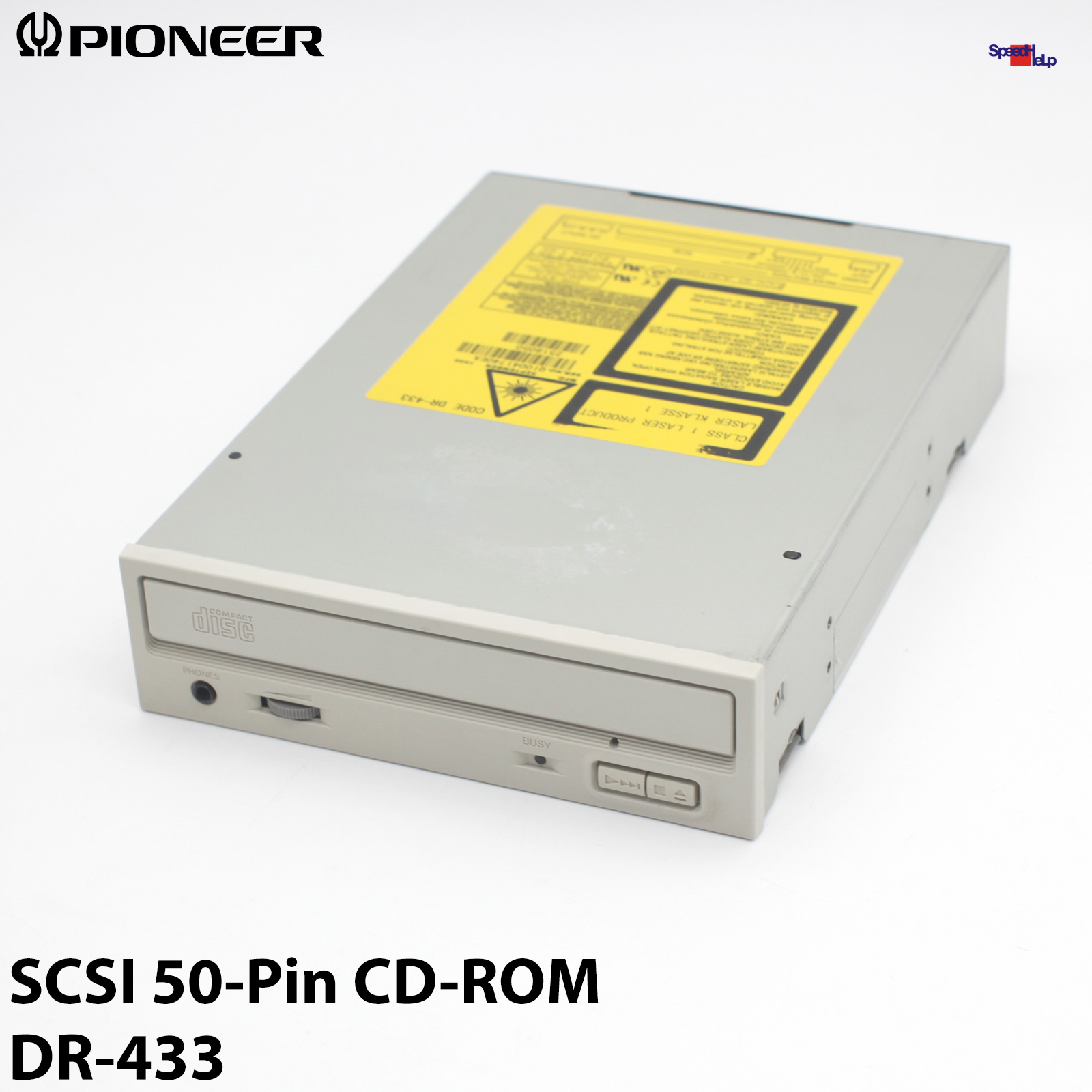 PIONEER DR-433 CD-ROM DRIVE LAUFWERK SCSI 50-POL DRIVE 10x SPEED READ ALL PC