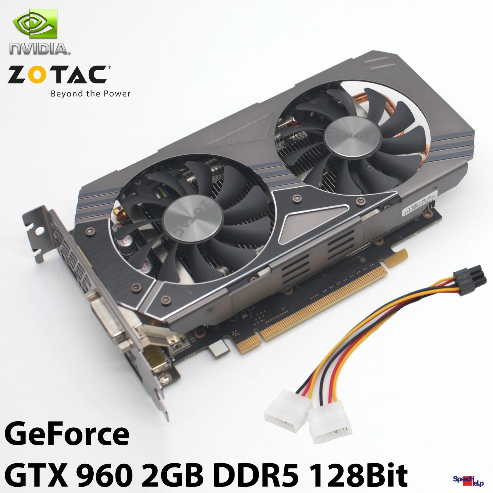 💎ZOTAC GEFORCE GTX 960 2GB 128Bit GDDR5 GRAFIKKARTE VIDEO CARD NVIDIA 3x DP DVI