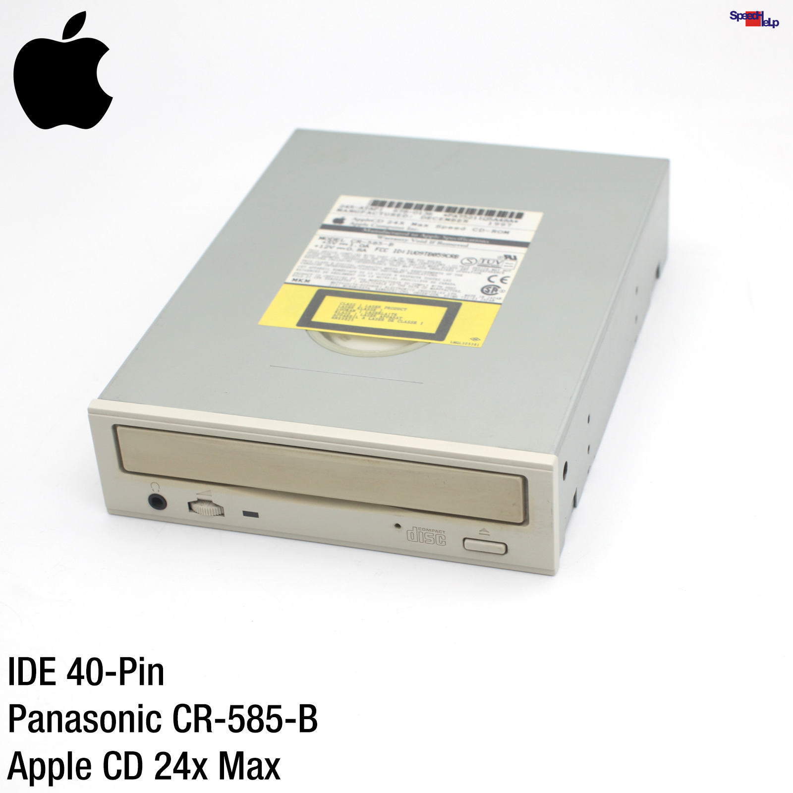 APPLE CD 24X MAX SPEED PANASONIC CR-585-B READ CD-ROM LAUFWERK ATAPI IDE DRIVE