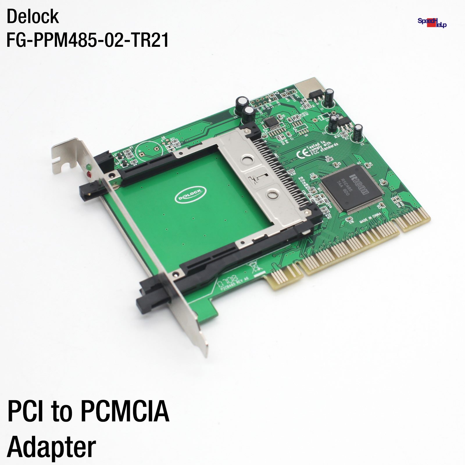 ⭐DELOCK FG-PPM485-02-TR21 PCI TO PCMCIA KARTE ADAPTER PC CARD PORT ALL WINDOW