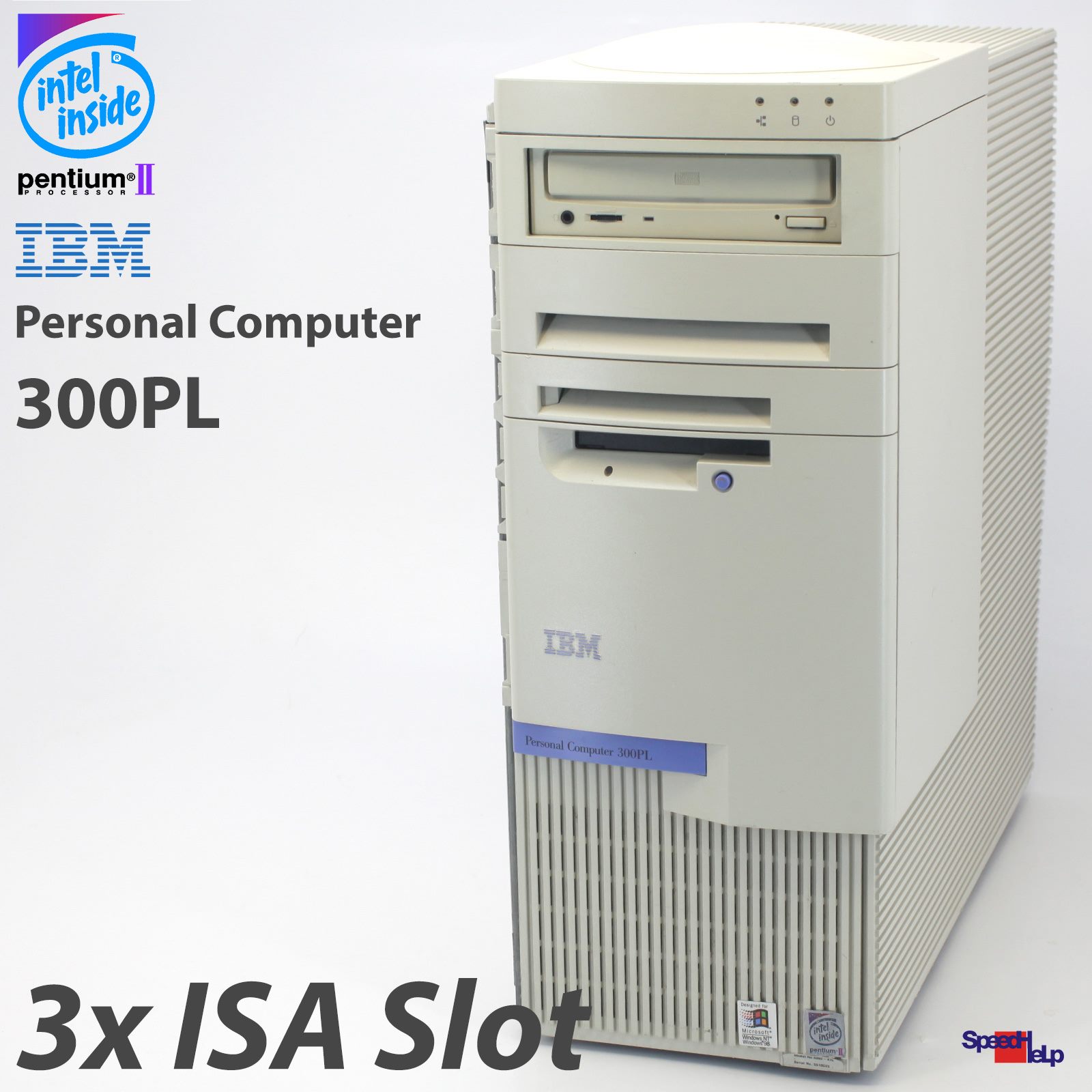 🖥3x ISA SLOT IBM PERSONAL COMPUTER 300PL PC COMPUTER PENTIUM II WINDOWS 98 LPT