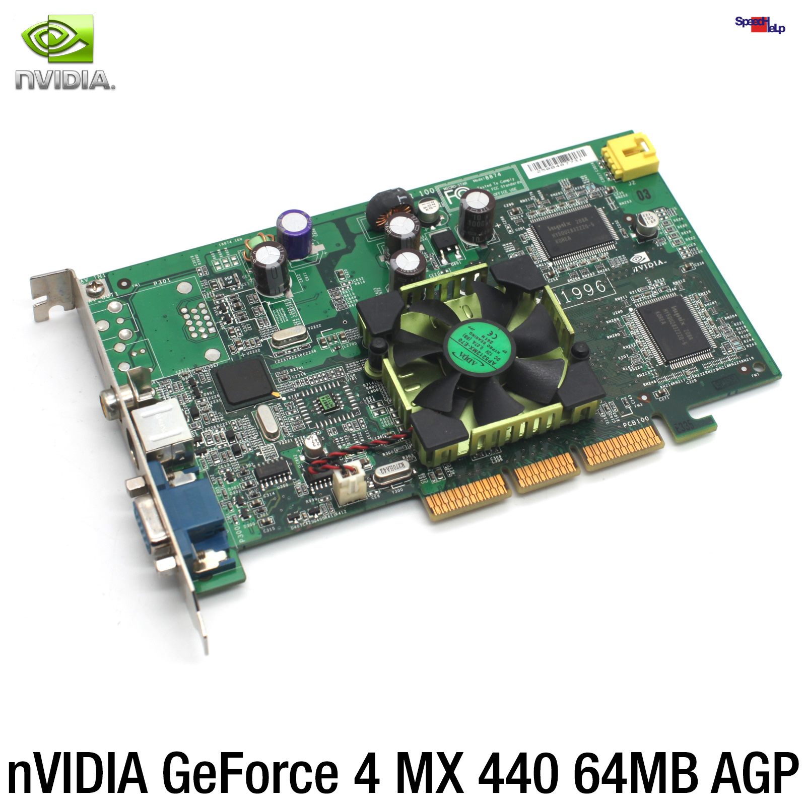 📺GEFORCE 4 MX 440 64MB AGP MSI MS-8874 GRAFIKKARTE VIDEO CARD OLD GAMES SPIELE