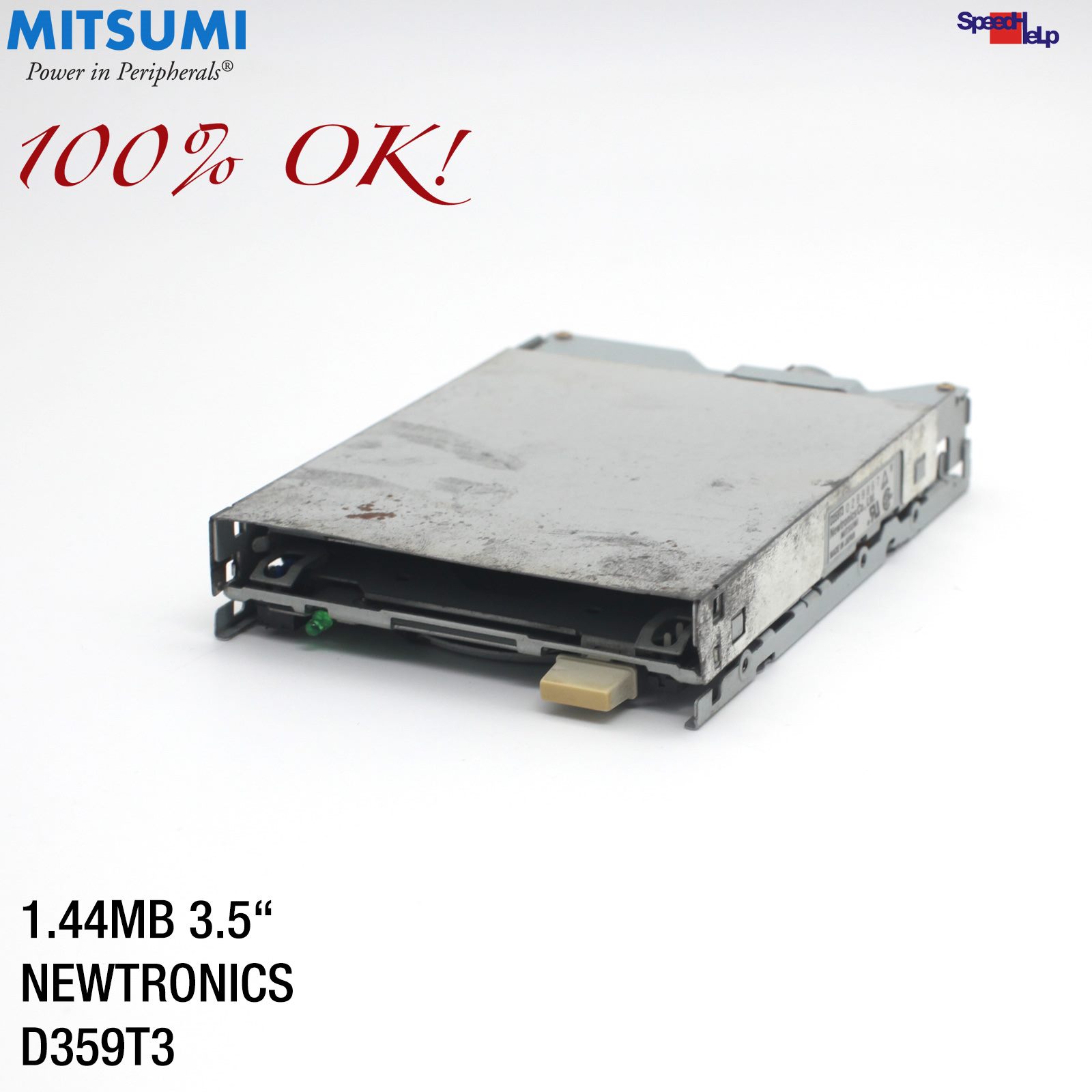 MITSUMI NEWTRONICS D359T3 3.5" 1.44MB FDD FLOPPY LAUFWERK DISK DRIVE JUMPER DRIV
