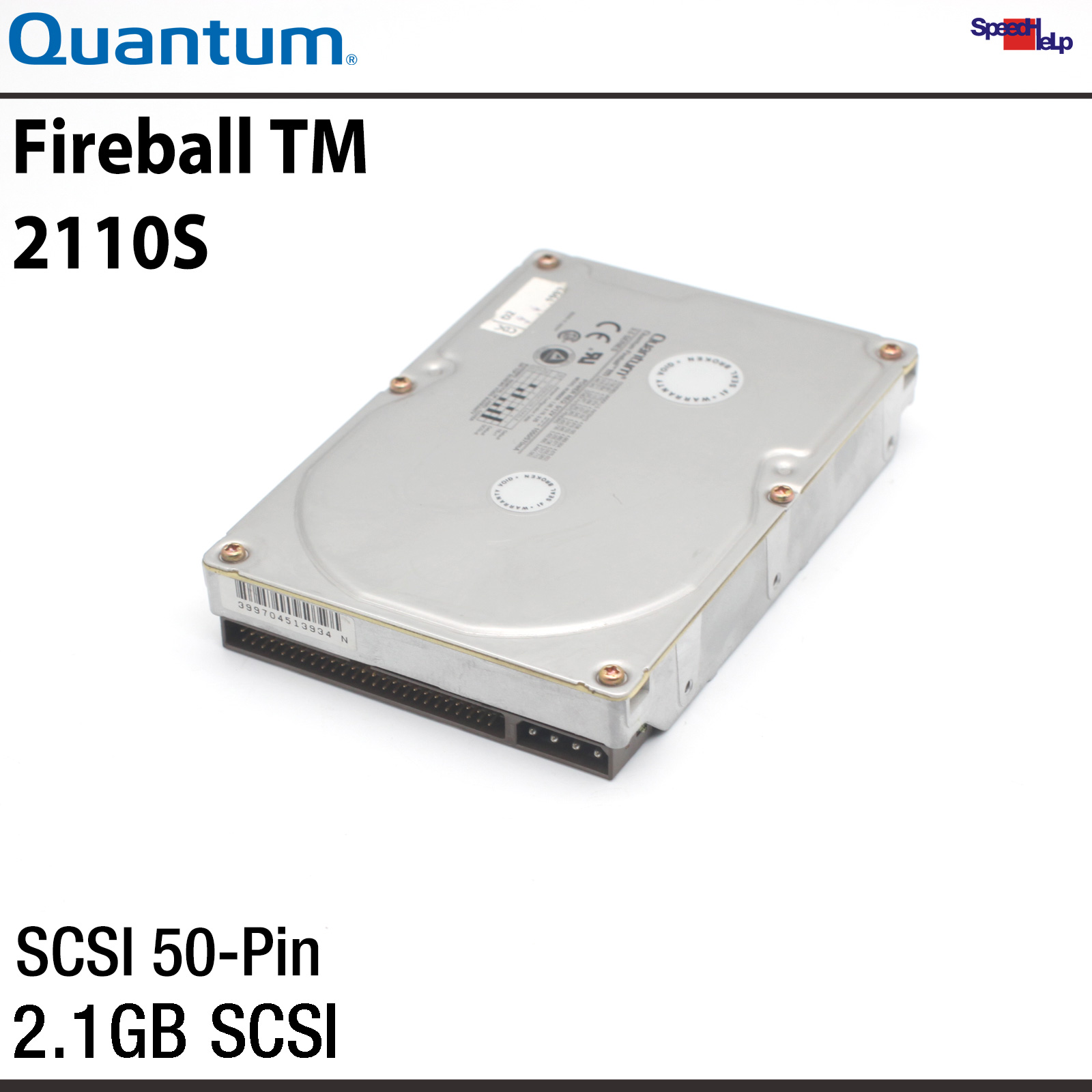 💾 QUANTUM FIREBALL TM 2110S TM21S011 2.1GB 50PIN SCSI HDD FESTPLATTE HARD APPLE