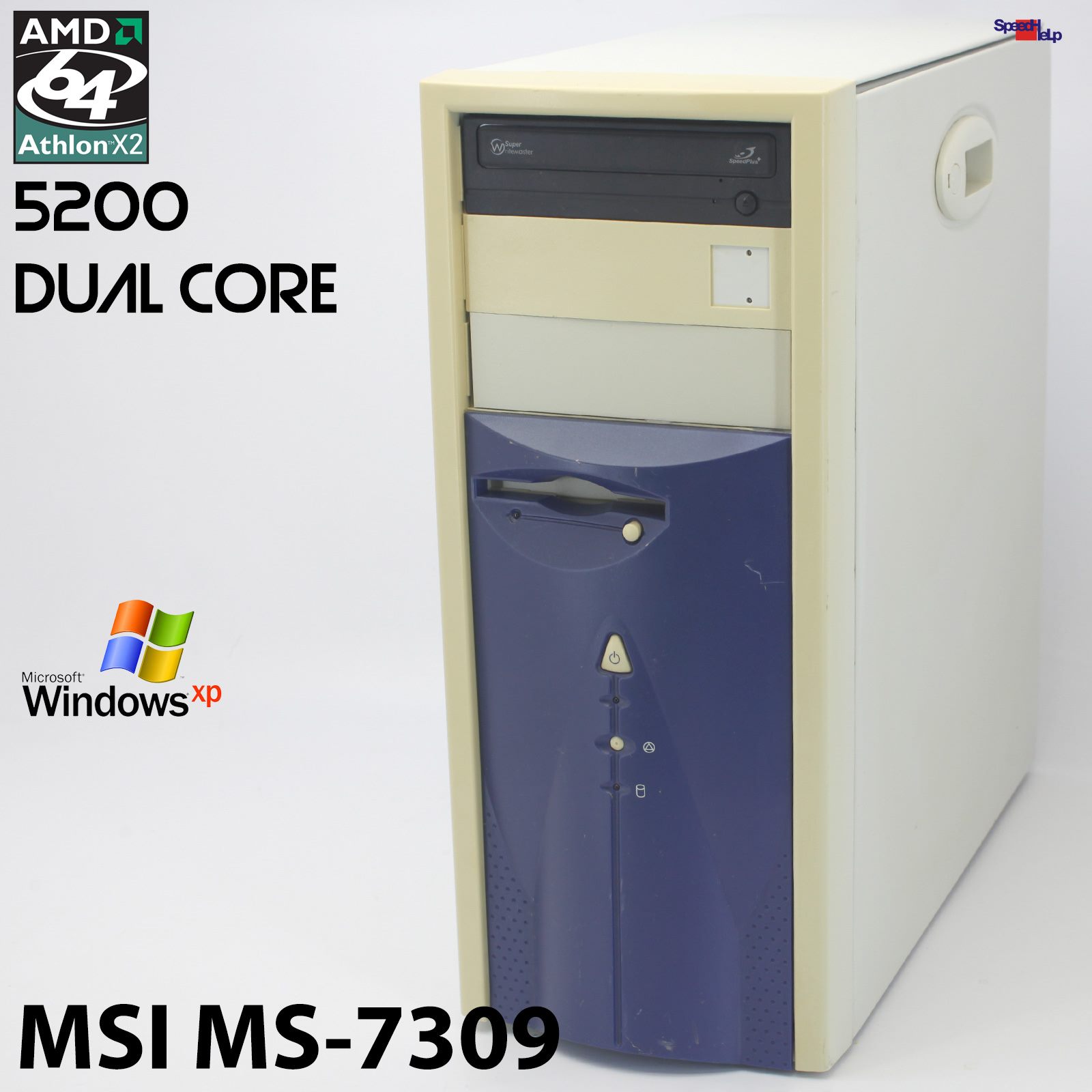 💻MSI K9N6PGM2-V2 MS-7309 PC COMPUTER AMD ATHLON 64 X2 5200 WINDOWS XP