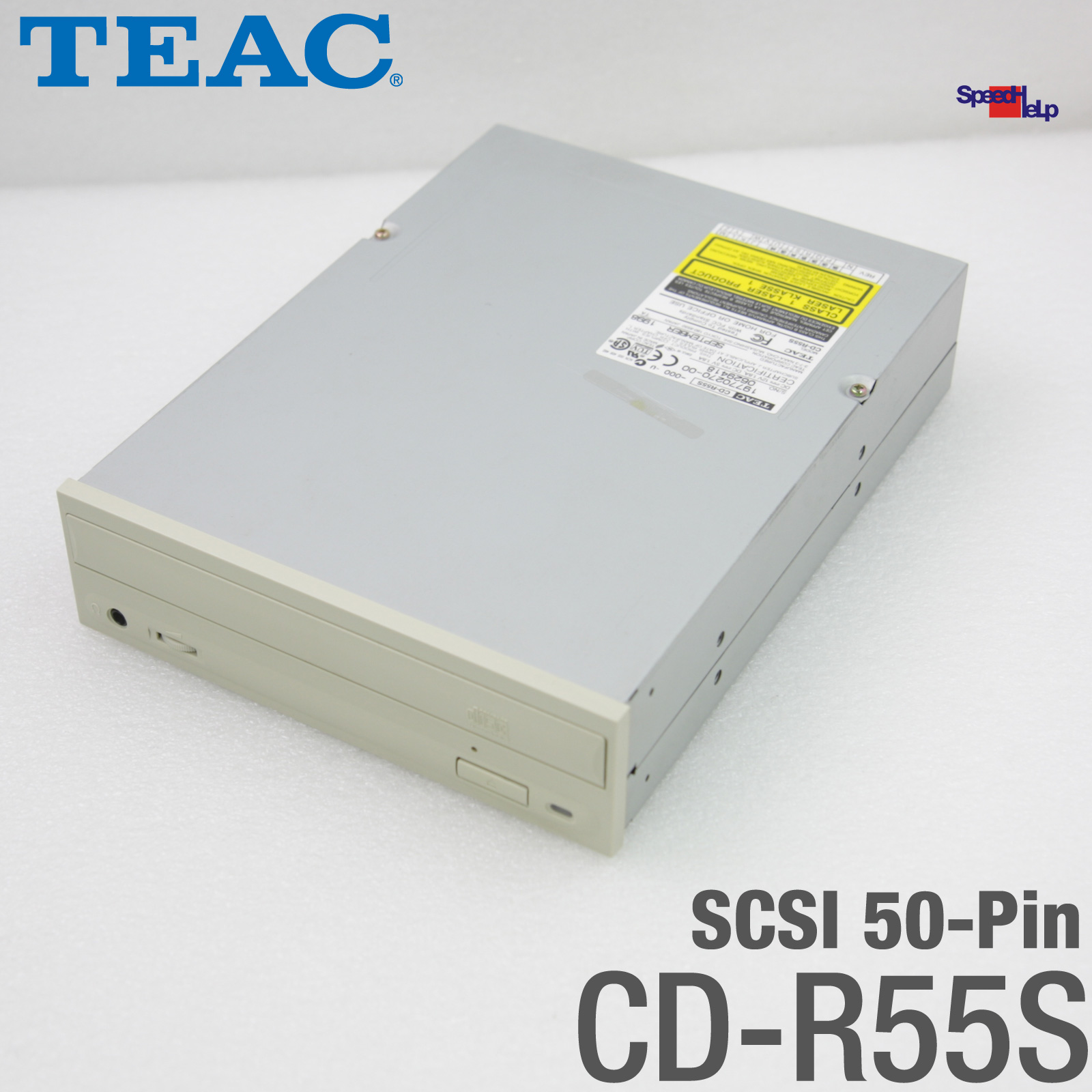 BESTEN TEAC CD-R55S 12x/4x/2x CD-RW BRENNER RECORDER DRIVE LAUFWERK SCSI 50-POL