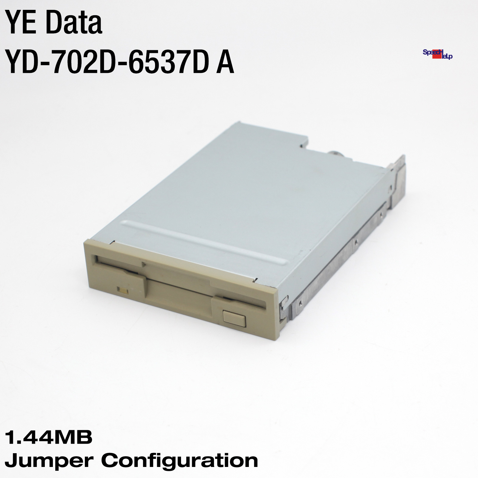 YE-DATA YD-702D-6537 3.5" 1.44MB FDD FLOPPY LAUFWERK DISK DRIVE JUMPER DRIVE 1 0