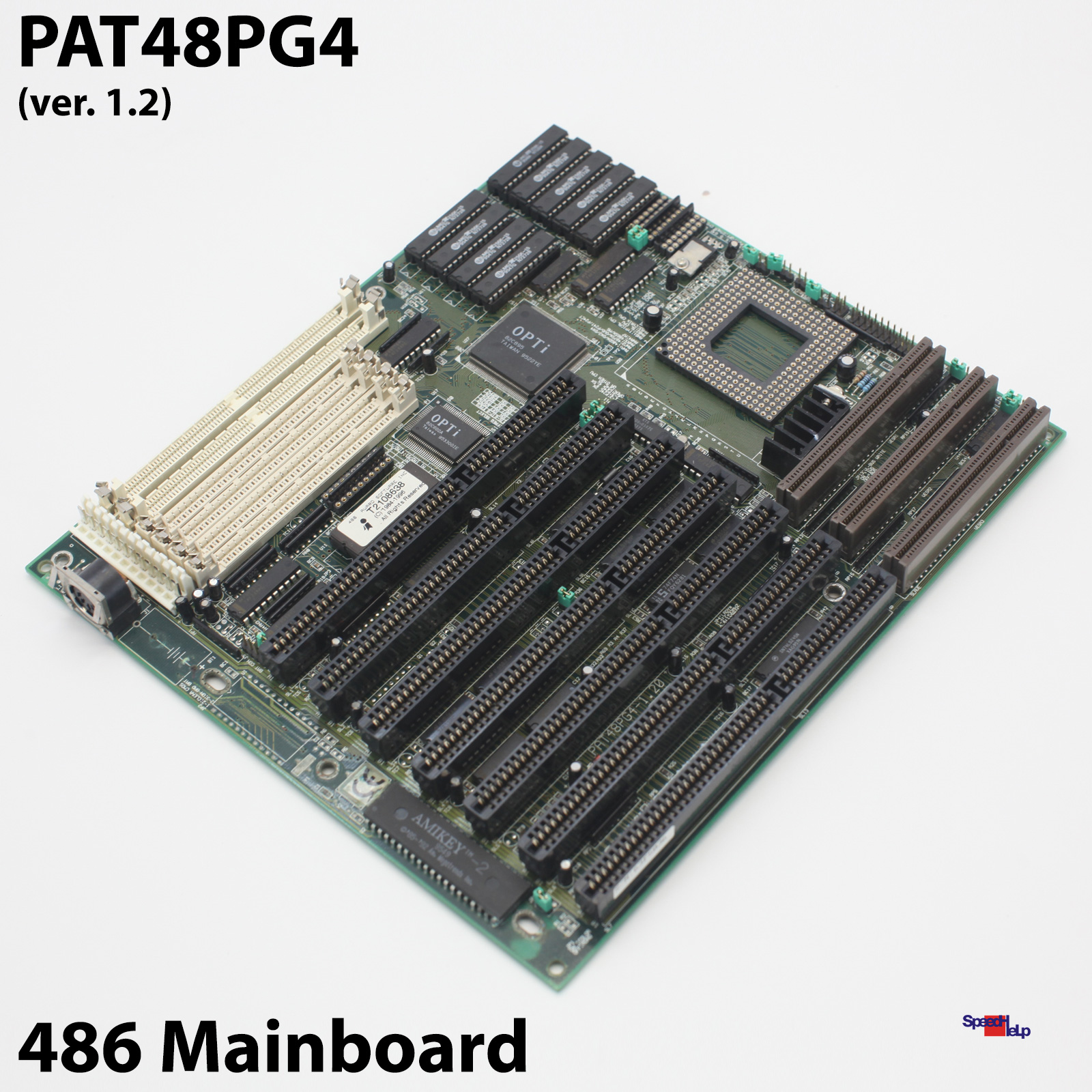 486 MOTHERBOARD PAT48PG4 1.20 TMC MyCOMP MYNIX MEGASTAR MAINBOARD DEFEKT