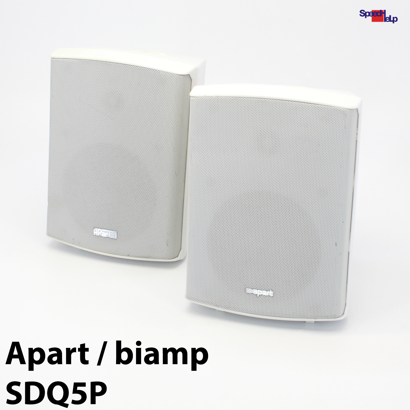 PAAR APART BIAMP SDQ5P LAUTSPRECHER SET AKTIV 30W 2x WEGE BOX SPEAKER ACTIVE