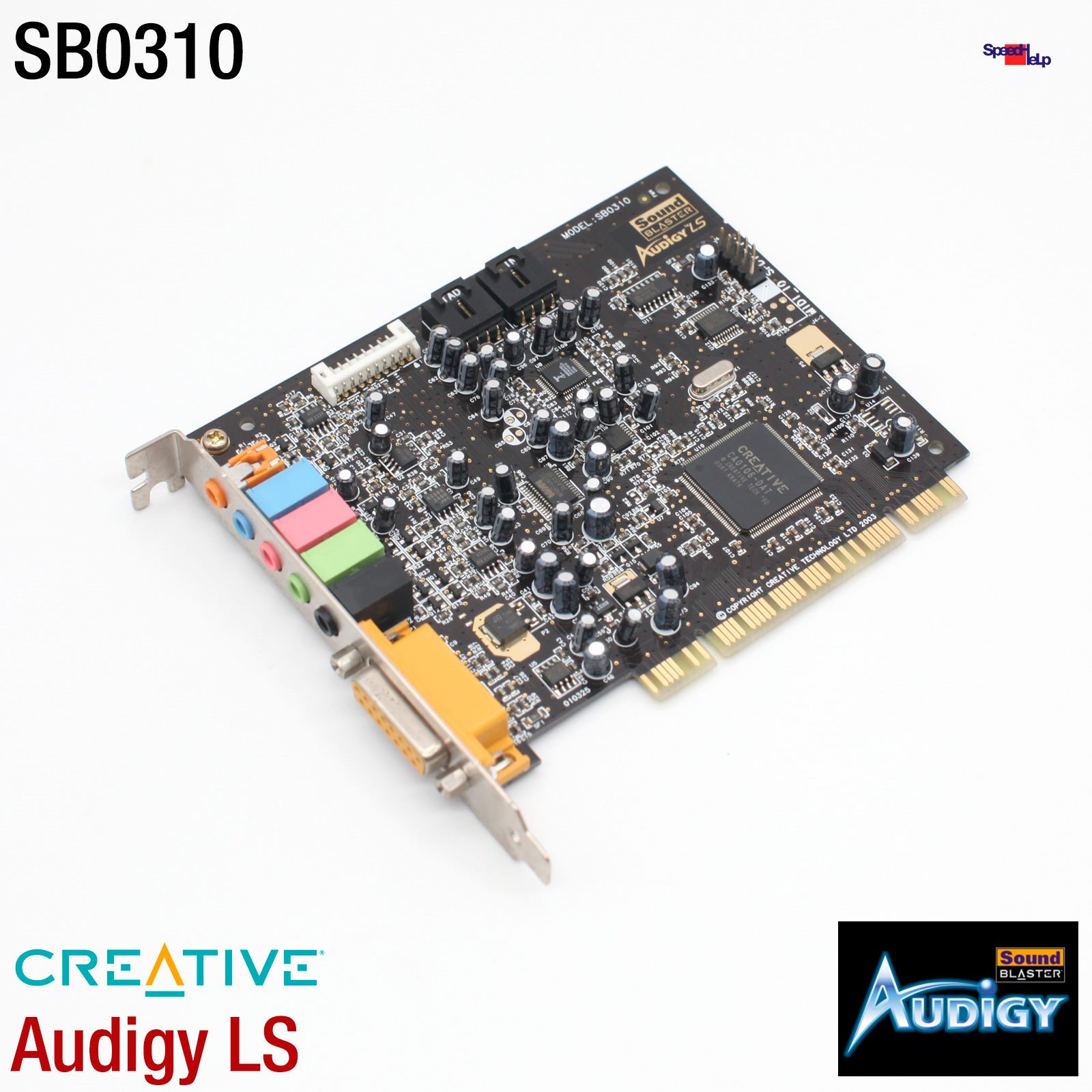 PCI CREATIVE LABS SOUND BLASTER AUDIGY LS SB0310 PC CARD KARTE WIN 98 XP 2000 7