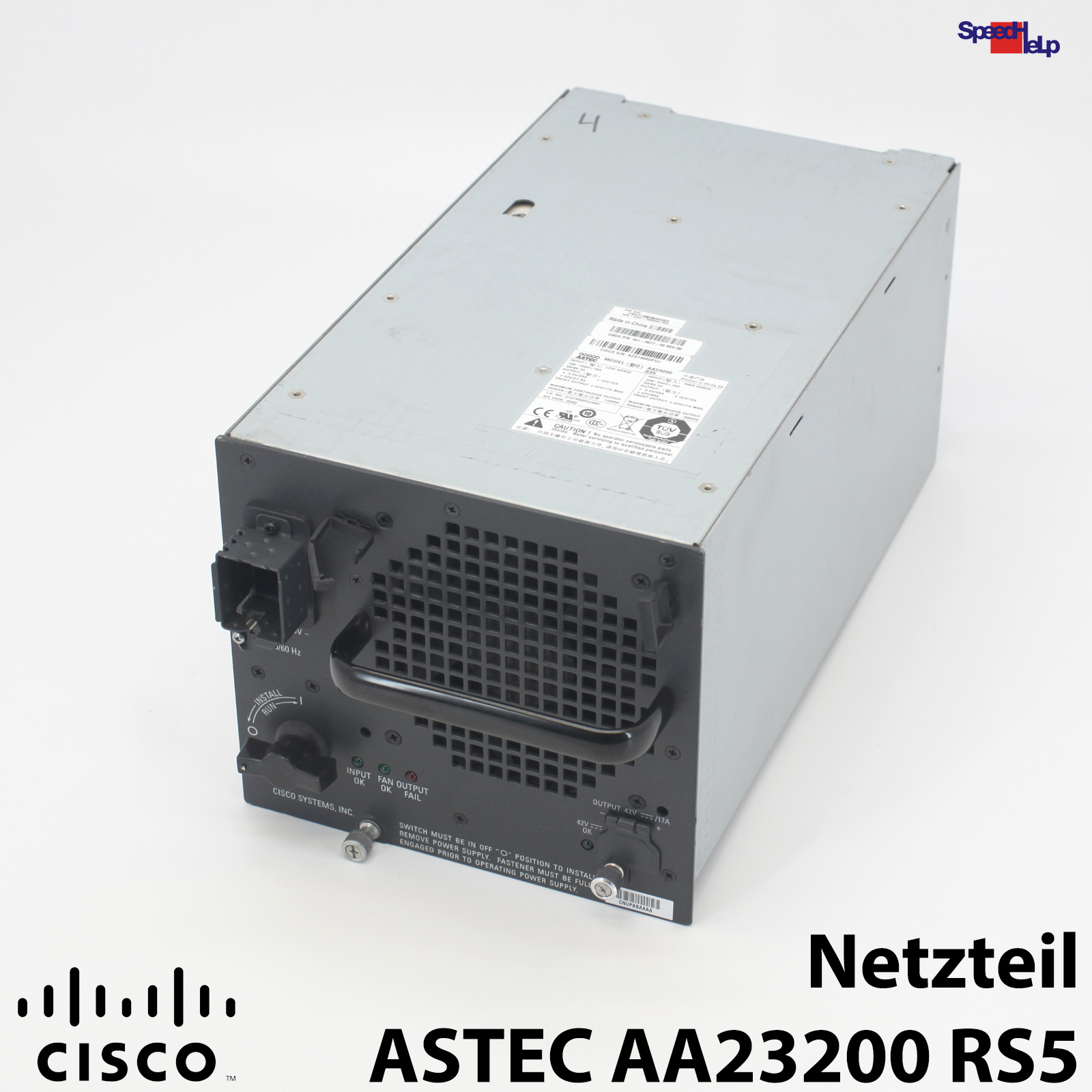 ASTEC AA23200 RS5 NETZTEIL PSU 3000W CISCO SYSTEM CATALYST P/N: 341-0077-05